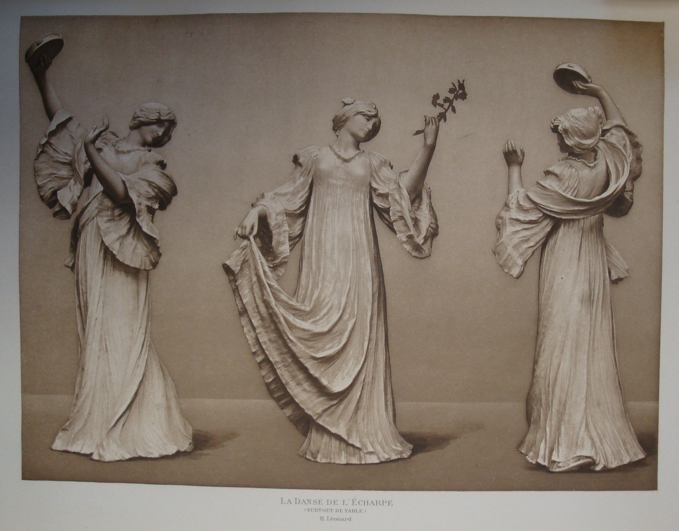 Tambourine Dancer by Agathon Leonard and Sevres